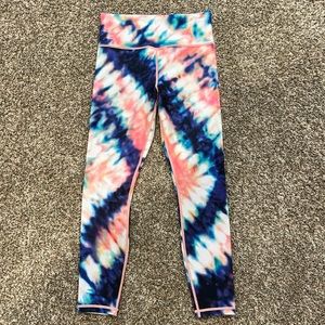 Athleta Elation Tie Dye 7/8 Tight Size MT EUC